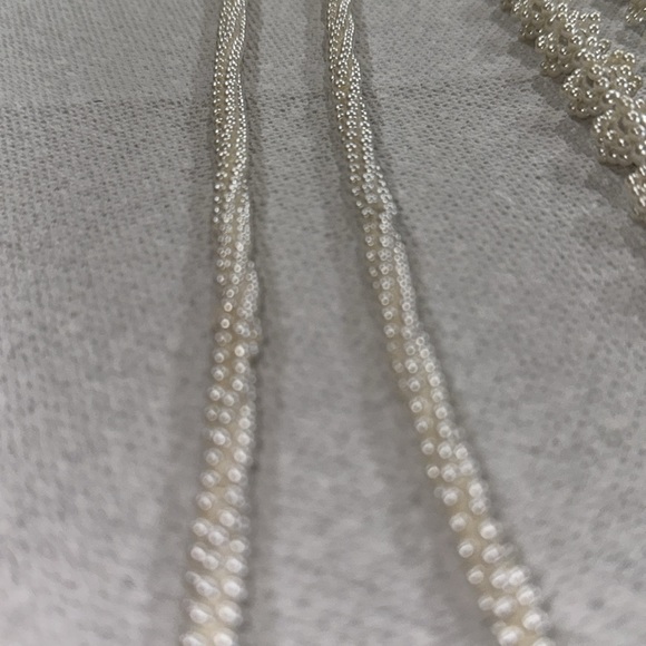 Lot of 2 Faux Pearl Bead Necklaces Pull-Over Retro Style - Picture 7 of 9